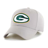  Adult Green Bay Packers Steel Gray Mass Basic Patch Logo 6-Panel Cap