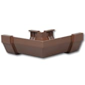 Amerimax 5 in Brown Vinyl Contemporary Outside Miter