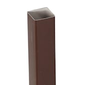 Amerimax 10 ft Brown Vinyl Square Contemporary Downspout