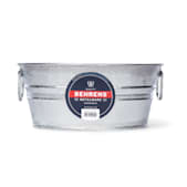 Behrens 1.5 gal Hot Dipped Steel Mini Round Low Flat Tub