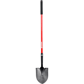 Corona #2 Red Round Point Shovel w/ Fiberglass Handle