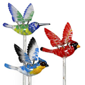 3 in Solar WindyWings w/ LED Plant Stake - Assorted