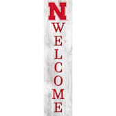 Fan Creations Nebraska Cornhuskers Distressed Welcome Leaner Sign