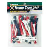 Jef World Of Golf X-Treme 2.75 in Red/White/Blue Golf Tees - 65 Pk