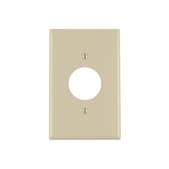 Leviton One-Gang Single Midway Size Ivory Receptacle Wall Plate