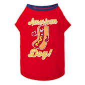 Red American Dog T-Shirt for Dogs