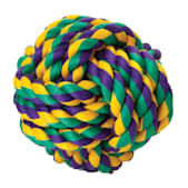 Multipet 4 in Nuts for Knots Dog Toy - Assorted