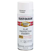 Rust-Oleum 12 oz Stops Rust Flat Advanced Protective Enamel Spray Paint