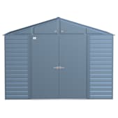 Arrow 10 ft x 8 ft Blue/Grey Select Steel Storage Shed