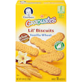 Gerber Graduates 4.44 oz Vanilla Wheat Lil' Biscuits