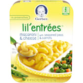 Gerber Lil' Entrees 6.67 oz Macaroni & Cheese w/ Peas & Carrots Toddler Meal