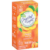 Crystal Light On The Go Peach Iced Tea Powdered Drink Mix - 10 pk