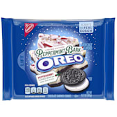 OREO 10.7 oz Peppermint Bark Oreo Chocolate Sandwich Cookies - Limited Edition