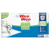 Four Paws Wee-Wee Quilted Dog Pads w/ Grass Scent
