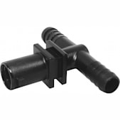 Green Leaf 3/4 in Hose Barb Black Polypropylene Quick Attach Nozzle Body Tee