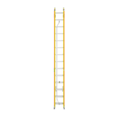 Werner 28 ft Type IA Fiberglass GLIDESAFE Tri-Rung Extension Ladder