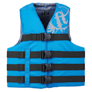 FULL THROTTLE Adult Small/Medium Blue Nylon Sports Vest