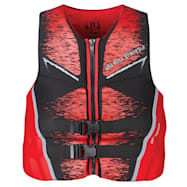 FULL THROTTLE Adult Red/Black Hinged Rapid-Dry Flex-Back Vest