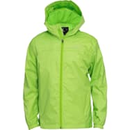 Arctix Youth Lime Green Mesh Lined Hooded Full Zip Polyester/Nylon Rain Jacket