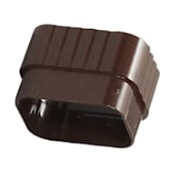 Amerimax 2 x 3 Brown Vinyl Traditional Downspout Connector
