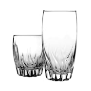 Anchor Hocking Central Park Glass Drinkware Set - 16 Pc