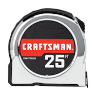 CRAFTSMAN 25 ft Chrome Classic Tape Measure