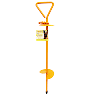 Bright Yellow Super Auger Dog Tie-Out Stake