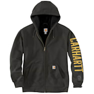Men's Rain Defender Original Fit Peat Graphic Logo Hooded Full Zip Lined Sweatshirt