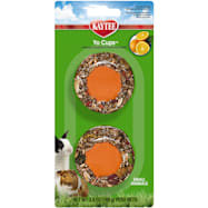 Kaytee 3.8 oz Orange Tangerine Yogurt Cups for Small Animals - 2 Pk
