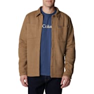 Columbia Men's Great Hart Mountain Delta Button Front Long Sleeve Shirt Jacket