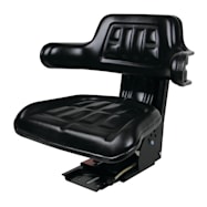 Concentric International Black Universal Tractor Seat w/ Adjustable Suspension