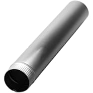 Deflect-O 4 in x 24 in Round Aluminum Pipe