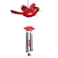 Large Red Cardinal Wind Chime