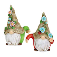 Gnome Pot Percher w/ Burlap Hat - Assorted