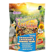 Brown's 3 lb Tropical Carnival Cockatiel, Lovebird & Conure Gourmet Food