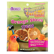 Brown's .75 oz Tropical Carnival Natural Orange Slices Pet Bird Treats