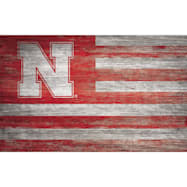 Fan Creations Nebraska Cornhuskers Distressed Flag Sign