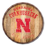 Fan Creations Nebraska Cornhuskers Established Date Distressed Vintage Sign