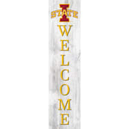 Fan Creations Iowa State Cyclones Distressed Welcome Leaner Sign
