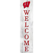 Fan Creations Wisconsin Badgers Distressed Welcome Leaner Sign