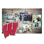 Fan Creations Wisconsin Badgers 3-Clip Photo Frame