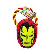 Disney Marvel Comics 6.5 in Iron Man Rope Pull Toy for Dogs
