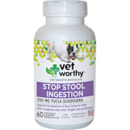 Vet Worthy Stop Stool Ingestion Chewable Tablets for Dogs - 60 Ct