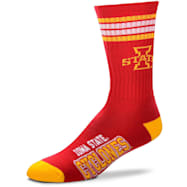 FBF Originals Youth Iowa State Cyclones Team Color 4-Stripe Deuce Crew Socks
