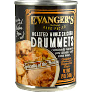 Evanger's Hand Packed Roasted Whole Chicken Drummets w/ Veggies Wet Dog Food