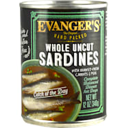 Evanger's Hand Packed Whole Uncut Sardines w/ Veggies Wet Dog Food
