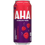 AHA 16 oz Raspberry + Acai Sparkling Water