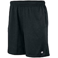 Champion Men's Black Pocketed Authentic Cotton Jersey Shorts