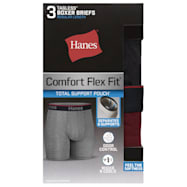 Hanes Men's Comfort FlexFit Tagless Boxer Briefs  - 3 Pk