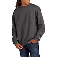 Hanes Men's EcoSmart Charcoal Heather Crew Neck Long Sleeve Fleece Sweatshirt